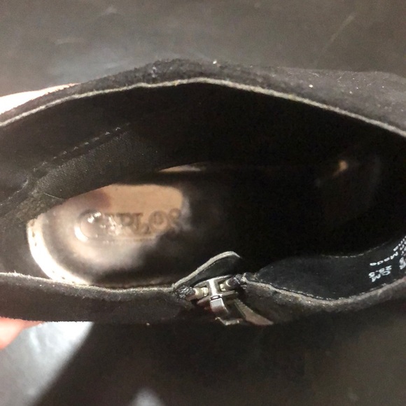 Carlos Santana Suede Open toe heeled boots - Picture 3 of 5